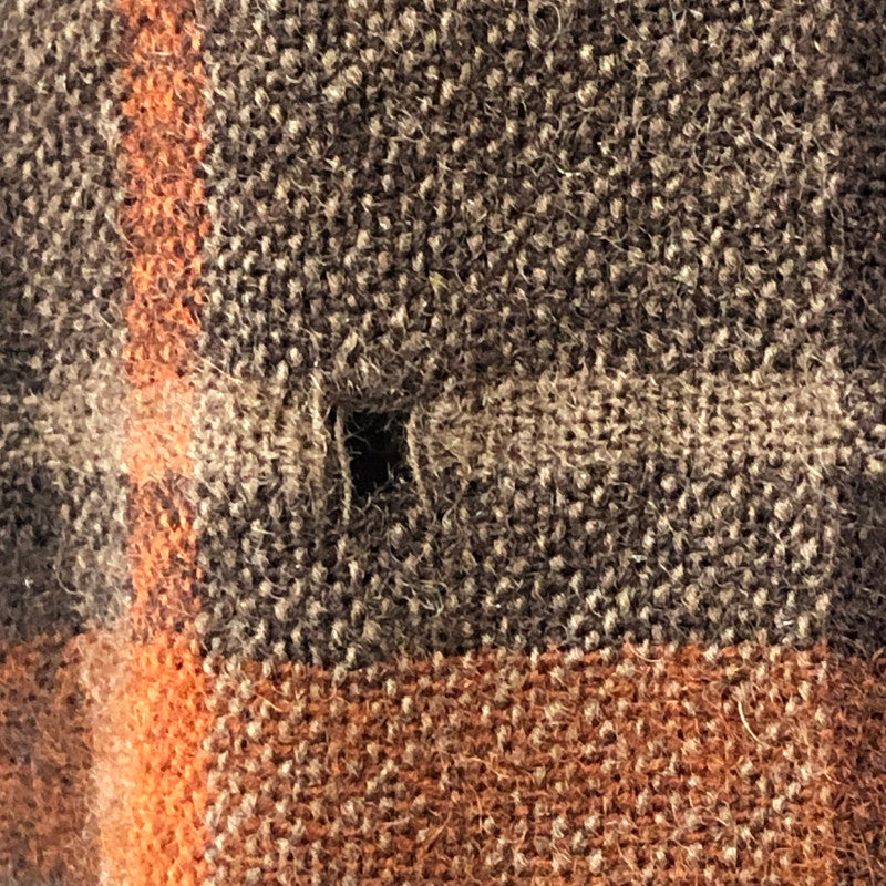 【現状渡し品】【メンズ】 PENDLETON ペンドルトン 70’s WOOL BOARD SHIRT VINTAGE 70年代 ウール ボードシャツ 長袖 トップス ヴィンテージ 145-250604-kk-20-tei サイズ:S カラー:ブラウン 万代Net店