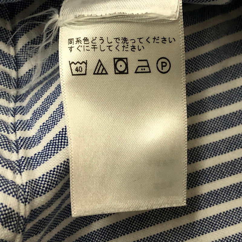 【中古品】【メンズ】 ポロ・ラルフローレン CLASSIC FIT L/S STRIPE B.D SHIRT クラシック フィット ストライプ ロングスリーブ ボタンダウンシャツ 長袖 トップス 147-250602-KS-19-tei サイズ:L カラー:ブルー 万代Net店