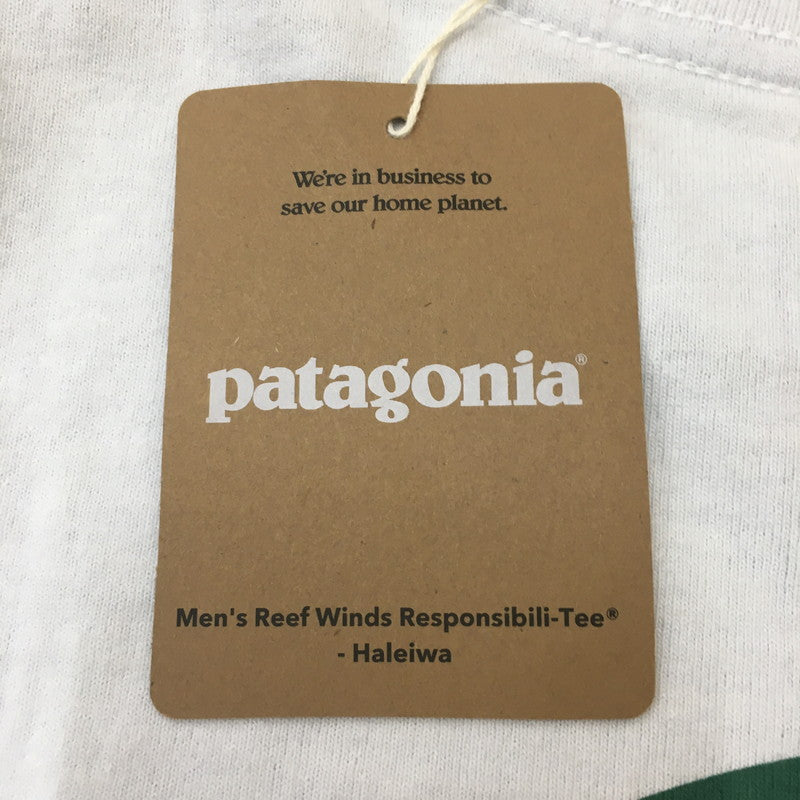 【中古品】【メンズ】 パタゴニア 24AW REEF WINDS RESPONSIBILI TEE 37764FA24 リーフウィンズ レスポンシビリティ Tシャツ HALEIWA店限定モデル 半袖 トップス 144-250612-KS-12-tei サイズ:M カラー:ブルー 万代Net店