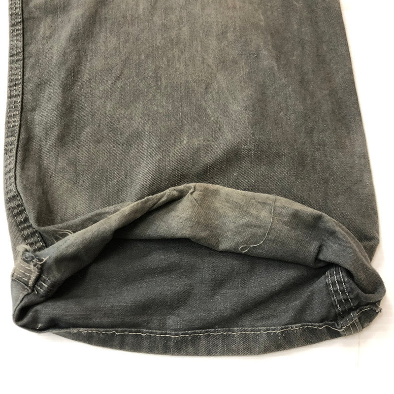 【現状渡し品】【メンズ】 リー 70's DENIM OVERALL VINTAGE 70年代 オーバーオール 刺繍MRタグ ボトムス パンツ ヴィンテージ 145-250621-yo-25-tei サイズ:サイズ不明 カラー:グレー系 万代Net店