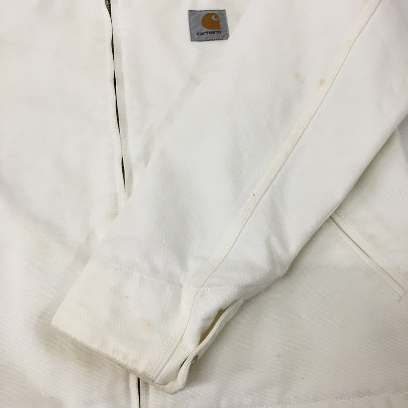 【中古品】【メンズ】 Carhartt WIP カーハート ワークインプログレス DETROIT JACKET I026467 デトロイトジャケット ライトアウター 145-250628-kk-13-fuz サイズ:S カラー:WHITE 万代Net店