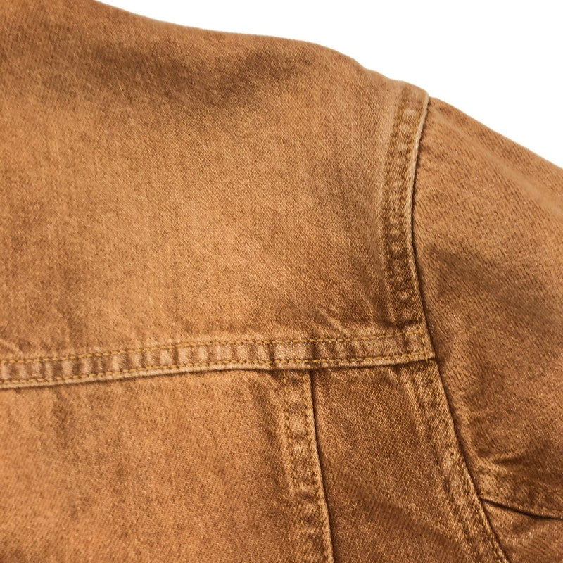 【中古品】【メンズ】 STUSSY ステューシー TRUCKER JACKET DENIM 115839 ビンテージストーンウオッシュ 14.5oz デニム トラッカージャケット ライトアウター 142-250630-kk-11-fuz サイズ:S カラー:ブラウン 万代Net店