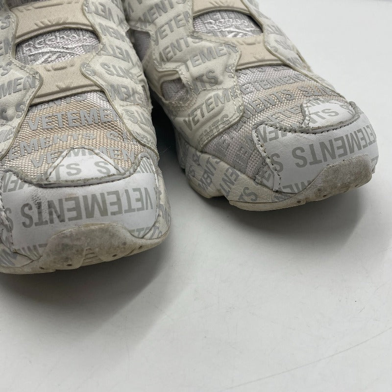 【ジャンク品】【メンズ】 REEBOK×VETEMENTS リーボック ヴェトモン INSTAPUMP FURY VET "EMOJI" インスタポンプフューリー エモジ スニーカー 靴 ※本体のみ 162-250927-nm-10-tei サイズ:25.5cm カラー:ホワイト 万代Net店