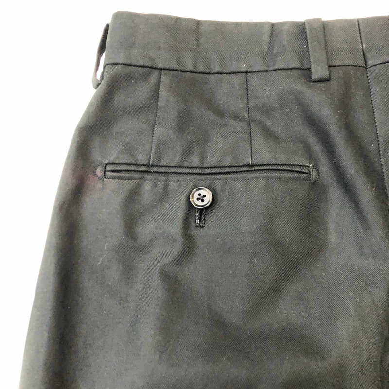 【現状渡し品】【メンズ】 WACKO MARIA ワコマリア 22SS UNCON PLEATED TROUSERS アンコン プリーツ トラウザーズ ボトムス パンツ スラックス 151-250704-KS-20-tei サイズ:M カラー:ブラック 万代Net店