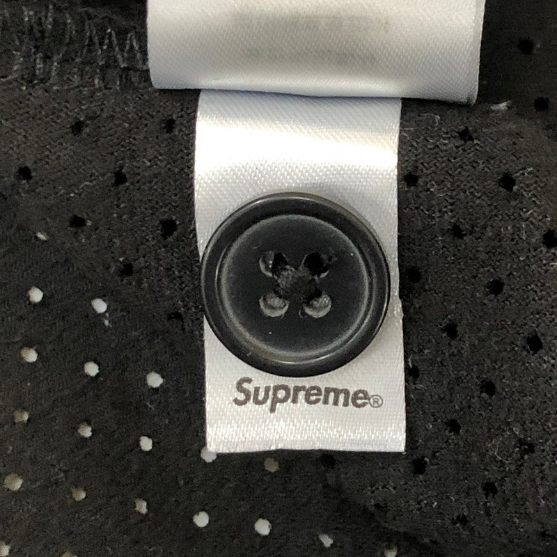 【中古美品】【メンズ】 Supreme シュプリーム 24SS ULTRASUEDE MESH BASEBALL JERSEY ウルトラスエード メッシュ ベースボールジャージ トップス 半袖シャツ 149-250731-kk-01-tei サイズ:XL カラー:ブラック 万代Net店