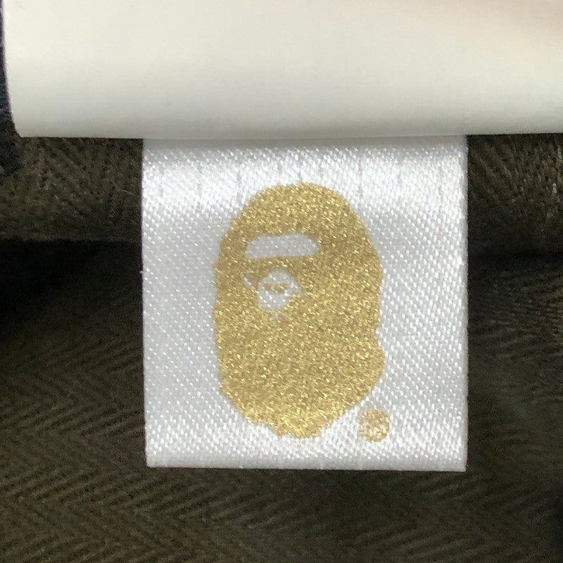 【中古品】【メンズ】 A BATHING APE アベイシングエイプ LOOSE COTTON PANTS 001PTI801017M ルーズ コットン パンツ ボトムス 153-250721-yo-29-tei サイズ:L カラー:ブラック 万代Net店