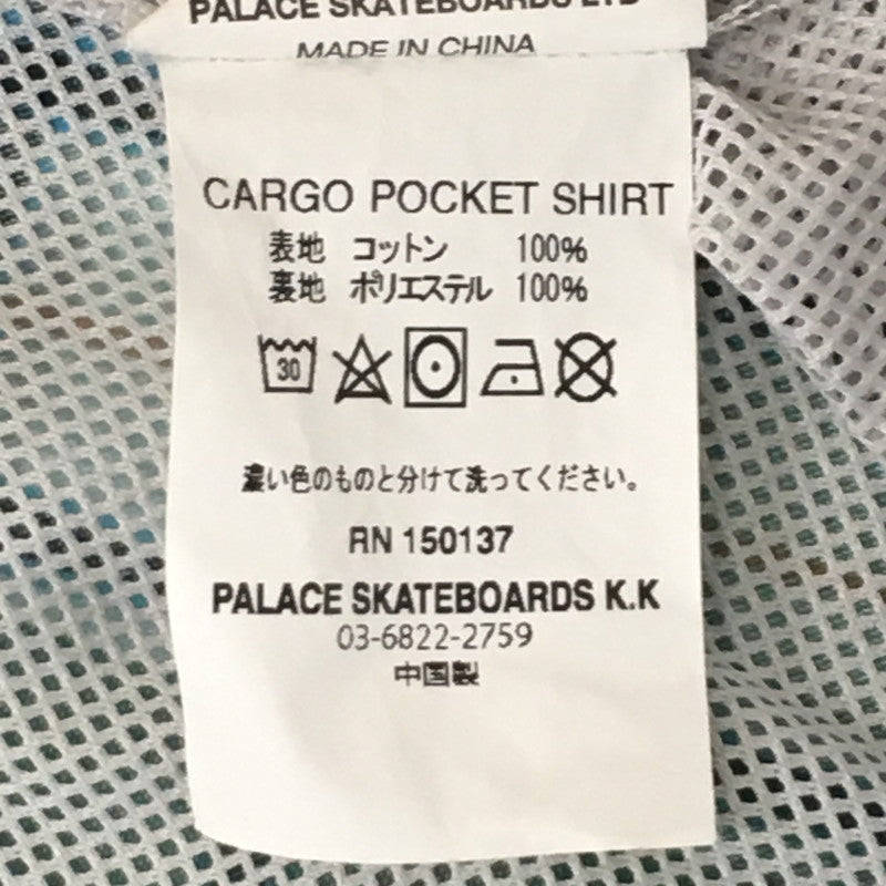 【中古品】【メンズ】 PALACE パレス 23SS CARGO POCKET SHIRT MOJITO P24SHT023 カーゴ ポケット シャツ 半袖 トップス 142-250718-KS-07-tei サイズ:M カラー:Mojito 万代Net店