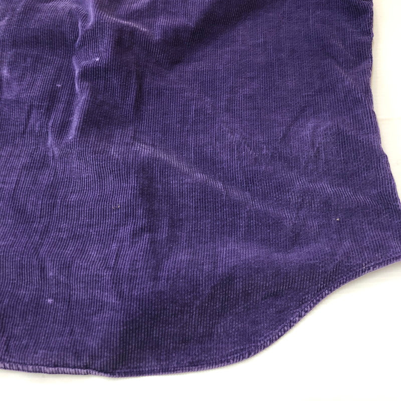 【現状渡し品】【メンズ】 RALPH LAUREN ラルフローレン CORDUROY SHIRT MADE IN USA コーデュロイ シャツ トップス 長袖 USA製 147-250804-ts-01-fuz サイズ:M カラー:パープル 万代Net店