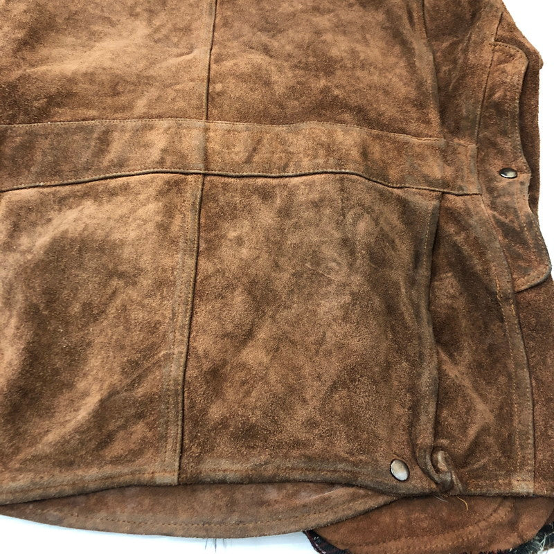 【現状渡し品】【メンズ】 ラルフローレン 90’s SUEDE LEATHER HUNTING JACKET VINTAGE 90年代 スエードレザー ハンティング ジャケット アウター ヴィンテージ 147-250804-KS-19-tei サイズ:L カラー:ブラウン 万代Net店