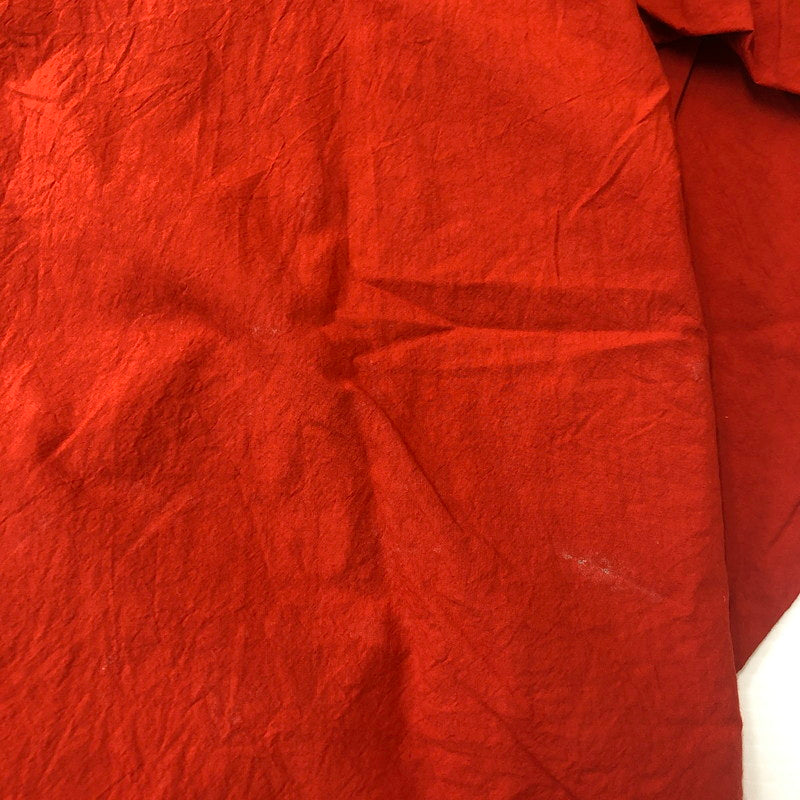【中古品】【メンズ】 フランクリーダー 21SS TRIPLE WASH THIN COTTON SHIRT 0916094 トリプル ウォッシュ スィン コットンシャツ 長袖 トップス 141-250813-KS-02-tei サイズ:M カラー:オレンジ 万代Net店