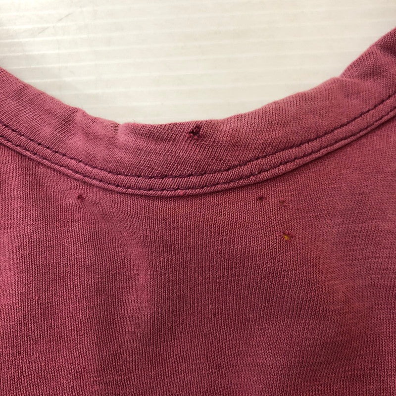 【現状渡し品】【メンズ】 Champion チャンピオン 70’s PICTOGRAM REVERSIBLE S/S TEE VINTAGE 70年代 ピクトグラム リバーシブル ショートスリーブ Tシャツ 半袖 トップス ヴィンテージ 145-250820-KS-17-tei サイズ:M カラー:ボルドー/イエロー 万代Net店