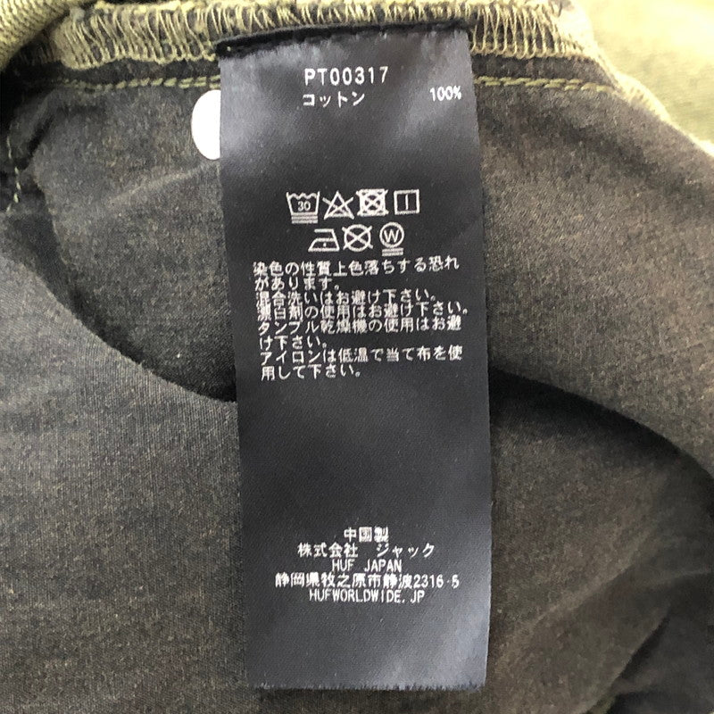 【中古品】【メンズ】 ハフ CROMER DENIM SHORT PANTS クローマー デニム ショートパンツ ボトムス ハーフパンツ ショーツ 153-250823-yo-31-fuzh サイズ:32 カラー:カーキ 万代Net店