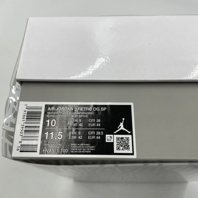 【中古品】【メンズ】 NIKE×A MA MANIERE ナイキ × アママニエール HV8571-100 AIR JORDAN 3 RETRO OG SP FOR THE LOVE エアジョーダン3レトロOGSP 160-260127-nm-02-tei サイズ:28cm 万代Net店