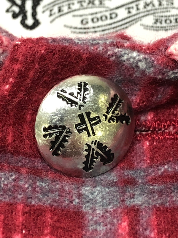 【中古品】【メンズ】 STIFF スティフ Ombre Flannel Shirt オンブレフランネルシャツ トップス 145-260819-SH-13-hon サイズ:S カラー:レッド 万代Net店