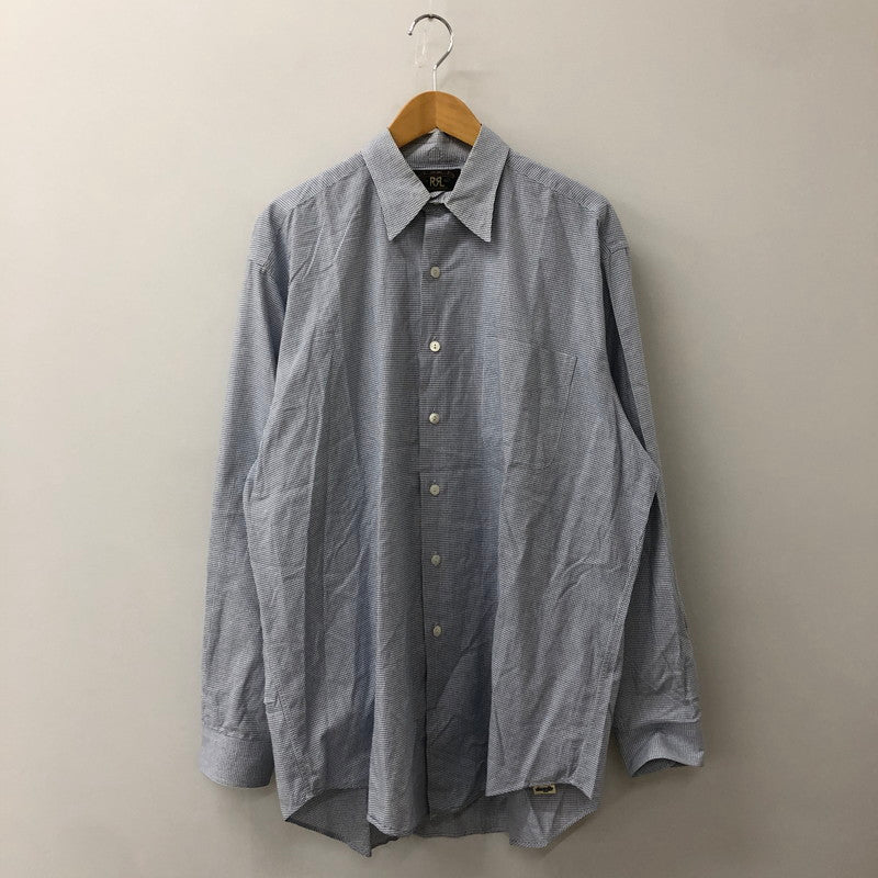 【古着】RRL コットン長袖シャツ　Mサイズ 中古品】【メンズ】 RRL ダブルアールエル CHECK COTTON SHIRTS