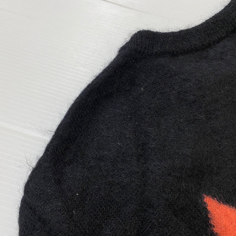 【中古品】【メンズ】 uniform experiment ユニフォームエクスペリメント 20AW ARGYLE MOHAIR CREWNECK KINT UE-202072 アーガイル モヘア クルーネック ニット トップス セーター 140-250906-ts-08-tei サイズ:4 カラー:マルチ 万代Net店
