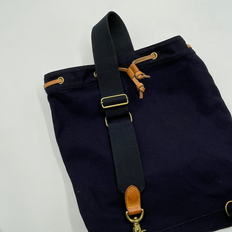 【中古品】【メンズ】 POLO RALPH LAUREN ポロ・ラルフローレン ONE SHOULDER BAG ワンショルダーバッグ カバン 巾着型 188-251231-ko-04-tei カラー:ネイビー 万代Net店