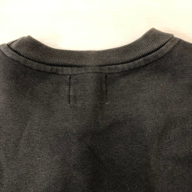【中古品】【メンズ】 カルバンクラインジーンズ 90’s LOGO PRINT SWEATSHIRT MADE IN USA BMF0554 90年代 ロゴプリント スウェット トップス トレーナー USA製 141-250920-ts-15-tei サイズ:M カラー:ブラック 万代Net店