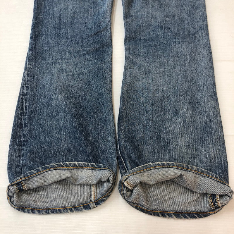 【現状渡し品】【メンズ】 Levi's リーバイス 70's 517 TALON DENIM PANTS 517-0217 VINTAGE 70年代 517 タロン デニムパンツ ボトムス ブーツカット ジーンズ ボタン裏 刻印8 ヴィンテージ 156-251005-ts-18-tei サイズ:34 カラー:インディゴ 万代Net店