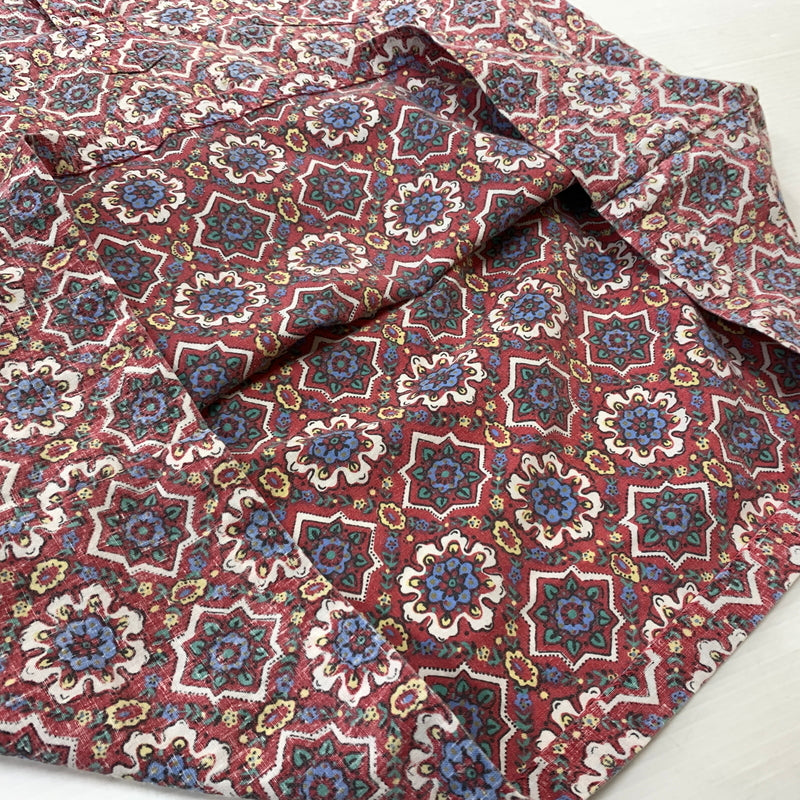 【中古品】【メンズ】 REYN SPOONER レインスプーナー HALF BUTTON SHIRT ハーフボタン シャツ 半袖 トップス アロハシャツ 145-260626-ko-11-fuzh サイズ:不明 カラー:総柄 万代Net店
