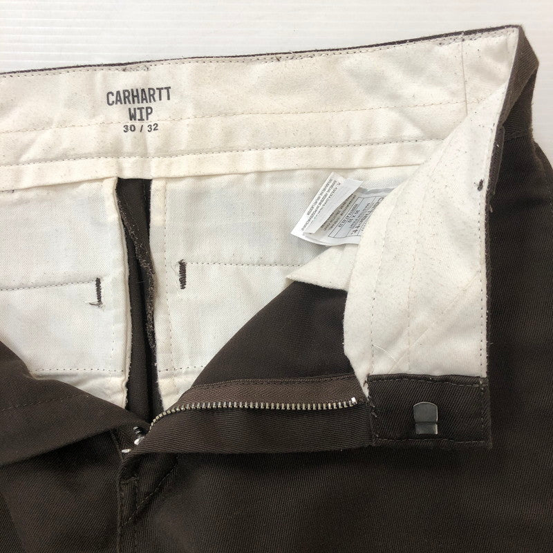 【中古品】【メンズ】 Carhartt WIP カーハート ワークインプログレス MASTER PANT IO20074 マスター パンツ ボトムス 156-250922-KS-29-tei サイズ:30 カラー:ブラウン 万代Net店