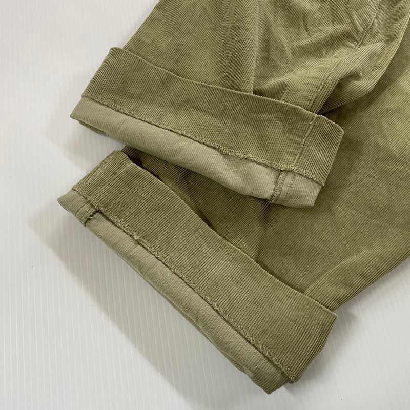 【中古品】【メンズ】 AURALEE オーラリー 18SS WASHED CORDUROY SLACKS A8SP02NC ウォッシュド コーデュロイ スラックス ボトムス 151-251003-yo-15-tei サイズ:4 カラー:カーキ 万代Net店