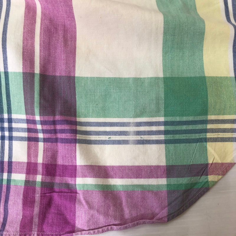【現状渡し品】【メンズ】 RALPH LAUREN ラルフローレン 90's MADRAS CHECK BD L/S SHIRT 90年代 マドラス チェック ボタンダウン ロングスリーブ シャツ 長袖 トップス 145-250930-yo-13-tei サイズ:M カラー:マルチ 万代Net店