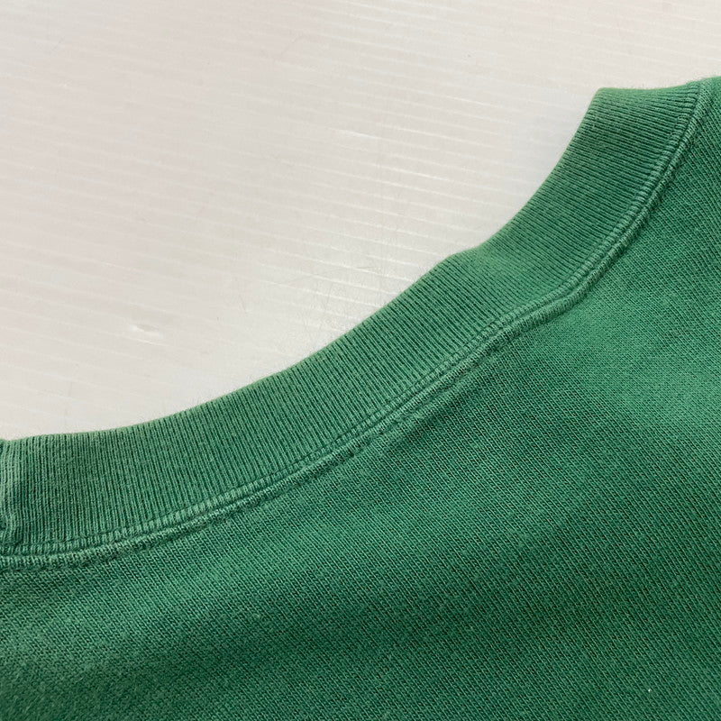 【中古品】【メンズ】 Champion チャンピオン 90's LOGO L/S SHIRT 90年代 ロゴ ロングスリーブ シャツ 長袖 トップス 青タグ 145-251229-yo-02-fuz サイズ:L カラー:グリーン 万代Net店