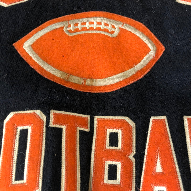 【現状渡し品】【メンズ】 DELONG デロング 70~80’s WOOL AND LEATHER STADIUM JACKET VINTAGE 70~80年代 ウールアンドレザー スタジアムジャケット ライトアウター ヴィンテージ スタジャン USA製 145-251006-ks-14-tei サイズ:46 カラー:ブラック 万代Net店