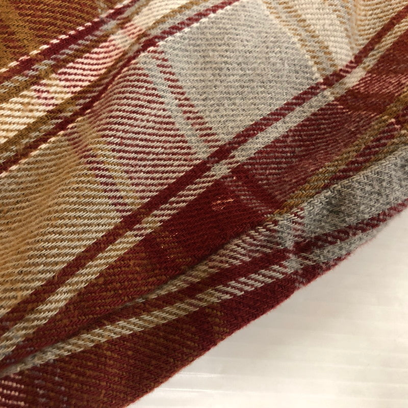 【中古品】【メンズ】 FLANNEL CHECK L/S SHIRT フランネルチェック ロングスリーブ シャツ トップス 長袖 ネルシャツ 145-251118-ts-11-fuz サイズ:S カラー:ブラウン 万代Net店