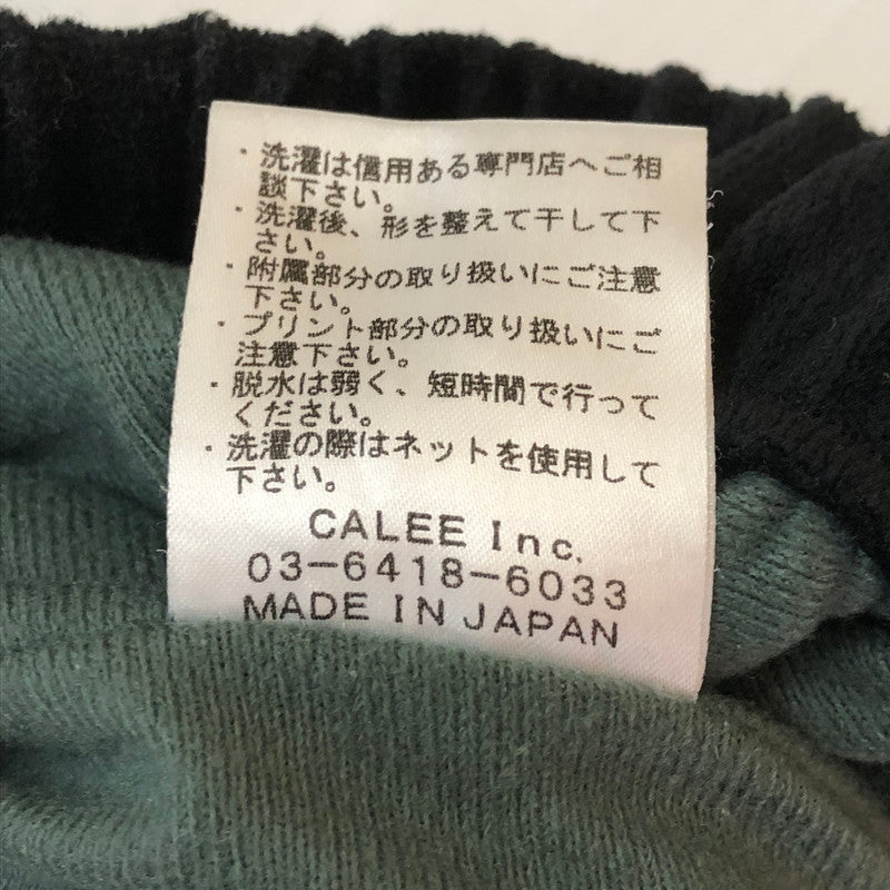 【中古品】【メンズ】 CALEE キャリー 23AW VELOUR TRACK PANTS ベロア トラック パンツ ボトムス 153-251013-ks-27-tei サイズ:L カラー:ブラック 万代Net店