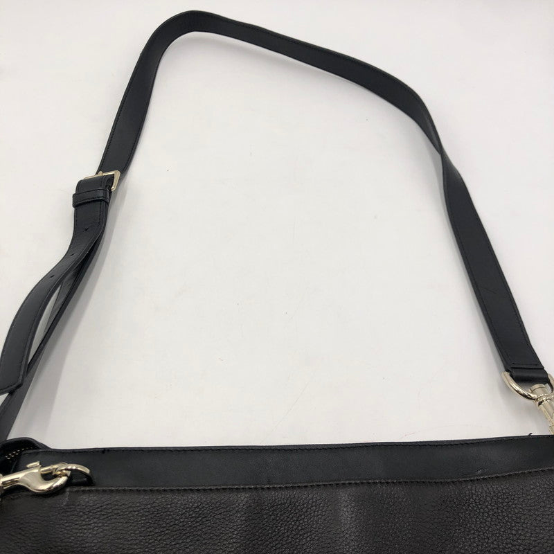 【中古品】【メンズ/レディース】 Paul Smith ポール・スミス LEATHER SHOULDER BAG レザー ショルダーバッグ カバン 188-251019-ks-01-tei サイズ:不明 カラー:ブラック 万代Net店