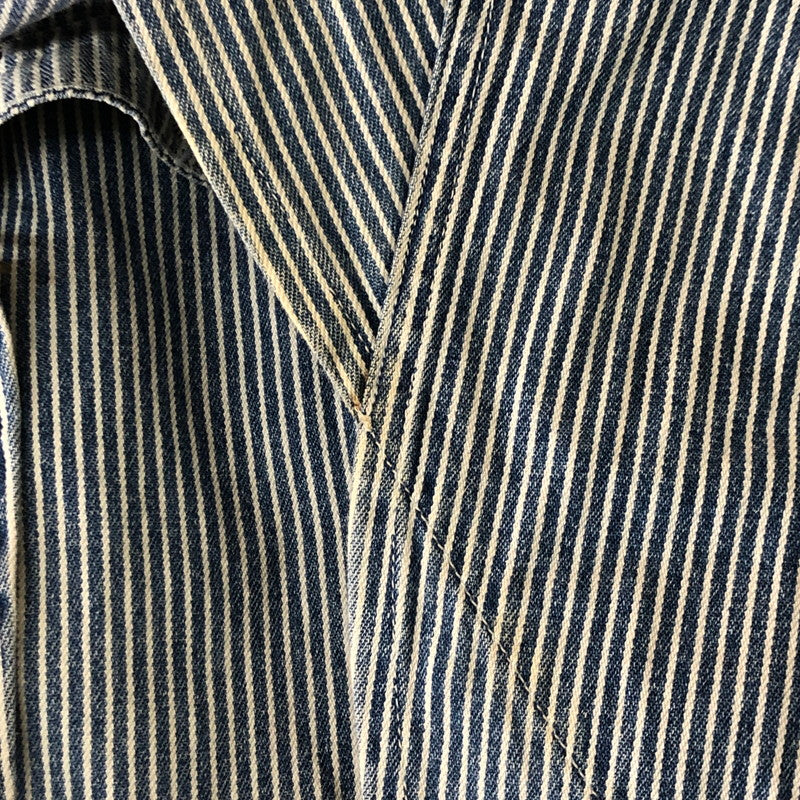 【中古品】【メンズ】 UNION HERCULES MADE ユニオン ヘラクレス メイド JOHNBULL OVERALL HE251P01 ジョンブル オーバーオール ボトムス 156-251106-ks-31-tei サイズ:32 カラー:ヒッコリー 万代Net店