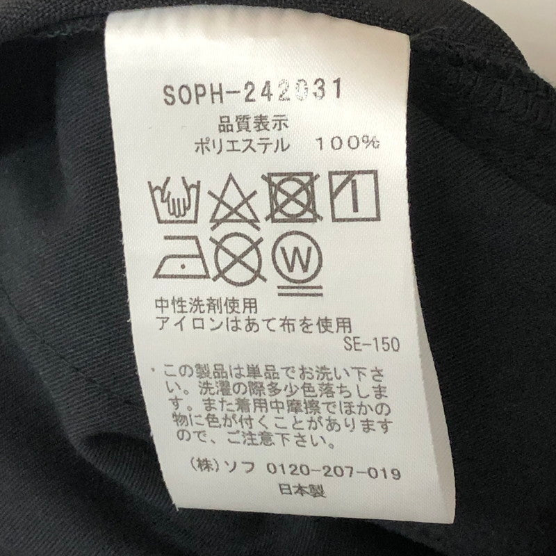 【中古品】【メンズ】 24AW STRETCH WOVEN CLOTH FIELD PANTS SOPH-242031 ストレッチ イージー フィールドパンツ ボトムス 151-251116-ks-20-fuzh サイズ:L カラー:ブラック 万代Net店