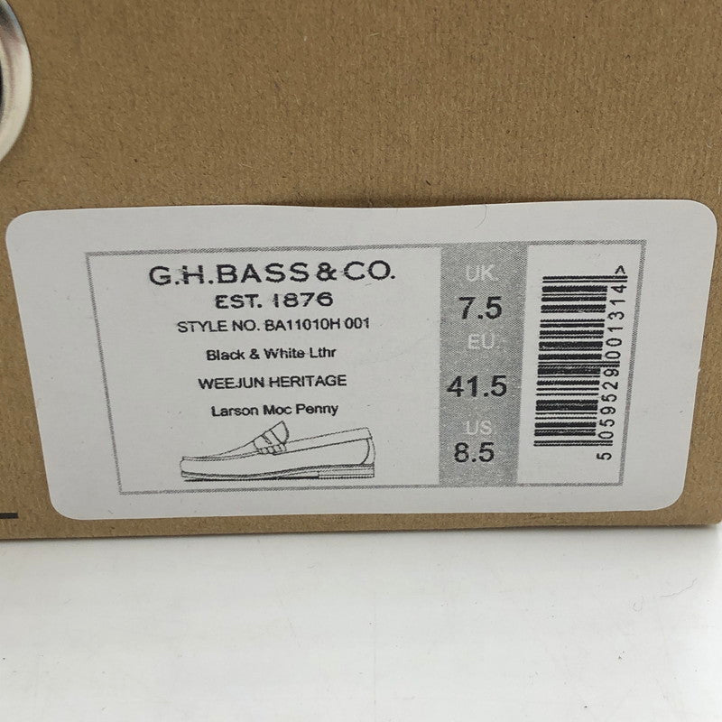 【中古品】【メンズ】 G.H.BASS & COMPANY ジーエイチバス LARSON BA11010H-001 ラーソン 靴 ローファー 164-251123-yy-03-tei サイズ:26.5 カラー:ブラック 万代Net店