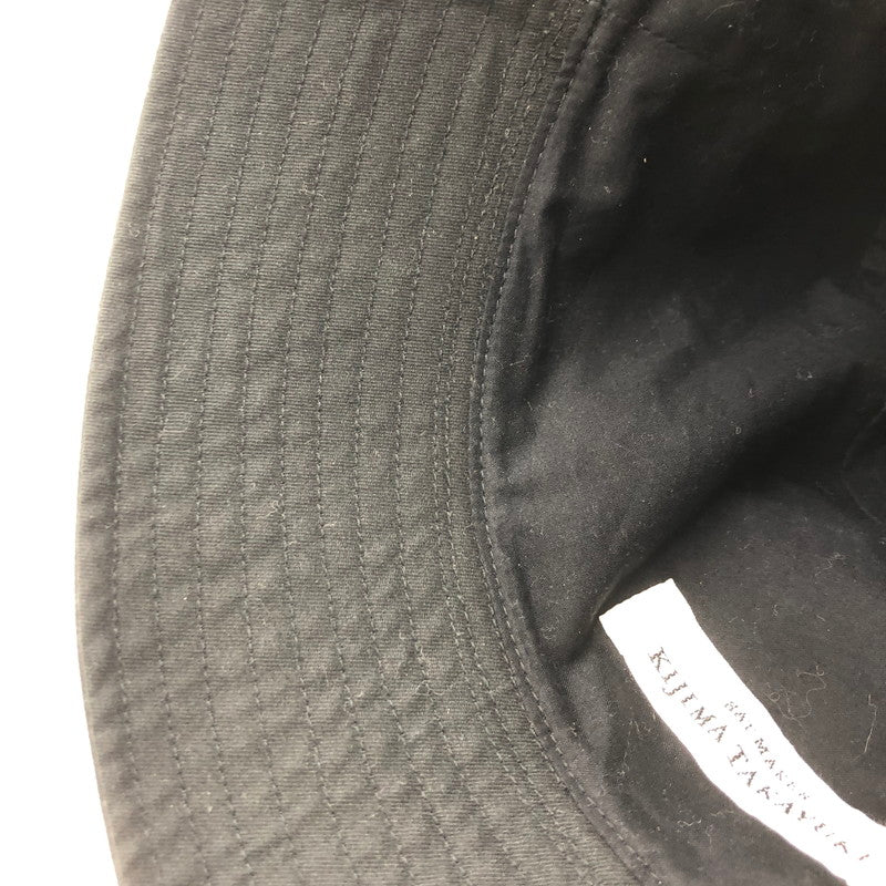 【中古品】【メンズ】 KIJIMA TAKAYUKI キジマ タカユキ VENTILE BUCKET HAT ベンタイルバケットハット 帽子 185-251119-ks-11-tei サイズ:2 カラー:ブラック 万代Net店