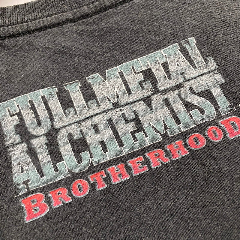 【中古品】【メンズ】 UNKNOWN USED 00's FULLMETAL ALCHEMIST TEE 00年代 鋼の錬金術師 Tシャツ 半袖 トップス フラメルの十字架 145-251129-ks-11-tei サイズ:L カラー:ブラック 万代Net店