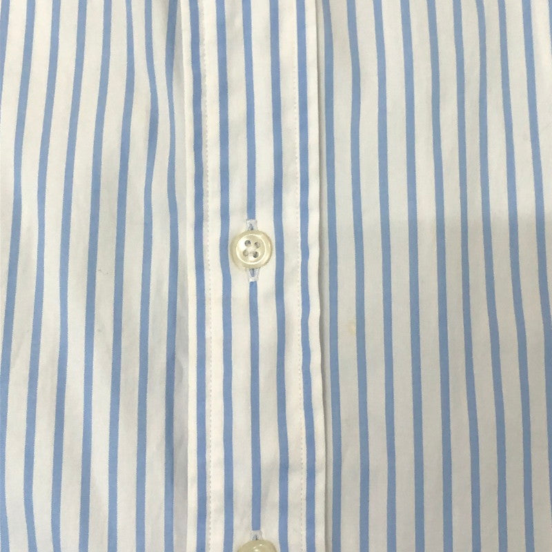 【中古品】【メンズ】 RALPH LAUREN ラルフローレン 90's STRIPE L/S SHIRT 90年代 ストライプ ロングスリーブ シャツ 長袖 トップス 147-251129-ks-17-tei サイズ:XL カラー:ブルーホワイト 万代Net店