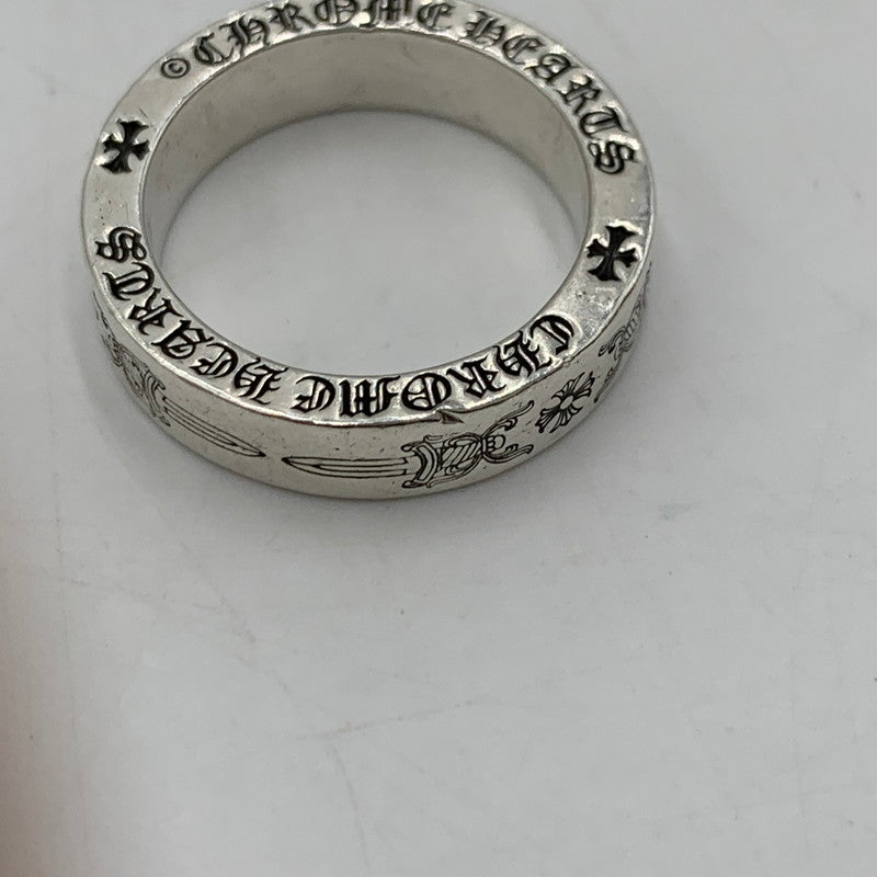 【中古品】【メンズ】 CHROME HEARTS クロムハーツ 6mm SPACER DAGGER 6mmスペーサー ダガー アクセサリー リング 指輪 190-251204-ts-02-tei カラー:シルバー 19号 万代Net店