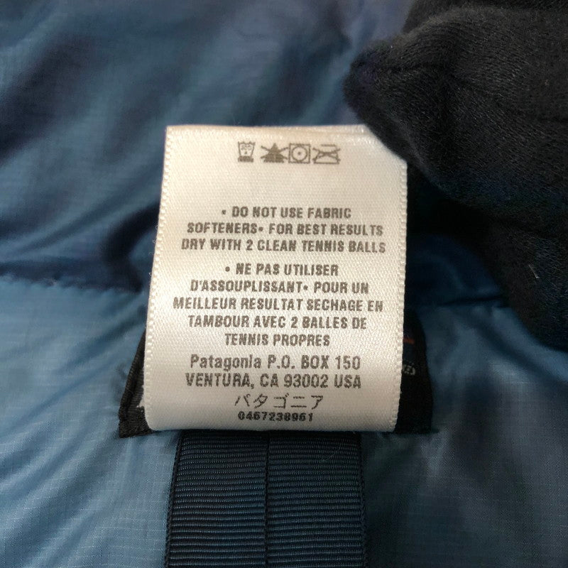 【現状渡し品】【メンズ】 patagonia パタゴニア DOWN JACKET 84673F7 ダウンジャケット アウター 144-251205-ks-08-tei サイズ:L カラー:ネイビー 万代Net店