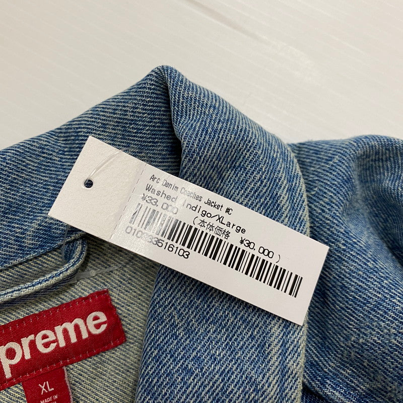 【中古品】【メンズ】 Supreme シュプリーム 25SS ARC DENIM COACHES JACKET アーク デニム コーチ ジャケット アウター ブルゾン 149-251207-ts-04-fuz サイズ:XL カラー:ウォッシュインディゴ 万代Net店