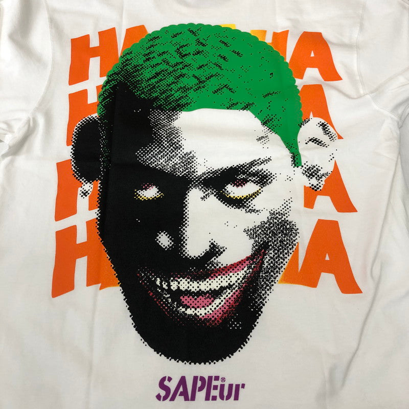 【中古美品】【メンズ】 SAPEur サプール HARLEQUIN S/S TEE A0023-471 ハーレクイン ショートスリーブ Tシャツ 半袖 トップス 142-251212-ks-09-tei サイズ:L カラー:ホワイト 万代Net店