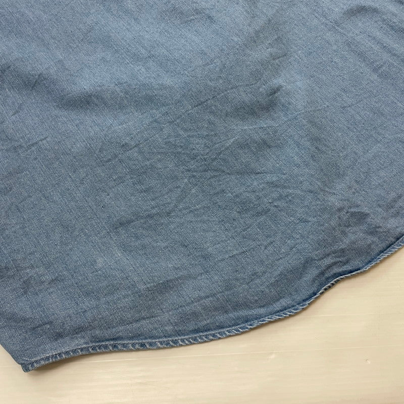 【中古品】【メンズ】 ami alexandre mattiussi アミアレクサンドレマチウシ SMALL A HEART DENIM SHIRT HSH135.DE0022 スモール A ハート デニムシャツ 長袖 トップス 141-251224-ks-03-tei サイズ:XL カラー:インディゴ 万代Net店