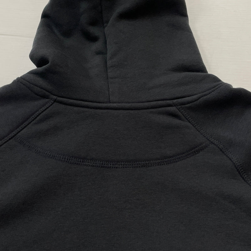 【中古品】【メンズ】 NO COMMENT ノーコメント PRINT LOGO HOODIE プリント ロゴ フーディ 長袖 トップス プルーオーバー パーカー 141-260830-sa-14-tei サイズ:M カラー:ブラック 万代Net店