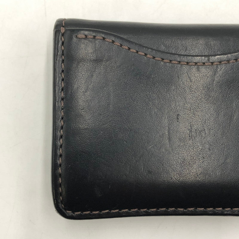 【現状渡し品】【メンズ】 WILDSWANS ワイルドスワンズ SADDLE PULL UP TONGUE サドル プルアップ タング 財布 コインケース 小銭入れ 200-260118-yy-03-tei カラー:ブラック 万代Net店