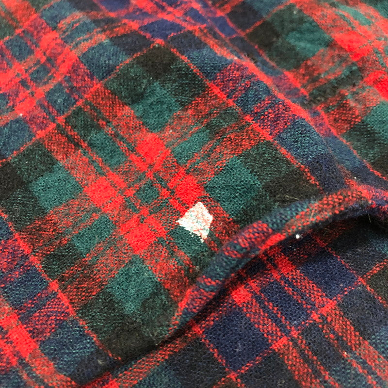 【中古品】【メンズ】 90's WOOL CHECK L/S SHIRT 90年代 ウール チェック ロングスリーブ シャツ トップス 長袖 ネルシャツ 145-260131-ko-13-fuzh サイズ:XL カラー:マルチカラー 万代Net店