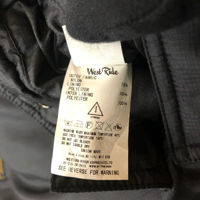 【中古品】【メンズ】 WESTRIDE ウエストライド CAMP SIERRA HOODIE キャンプシエラ フーディ アウター リバーシブルジャケット 145-260217-ko-13-tei サイズ:L カラー:ブラック 万代Net店