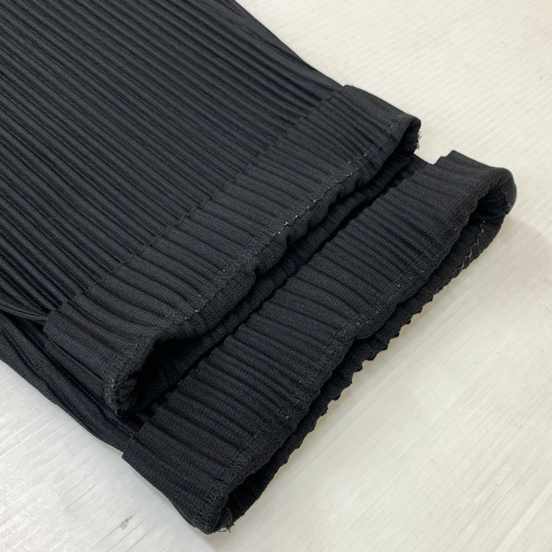 【中古品】【メンズ】 HOMME PLISSE ISSEY MIYAKE オム プリッセ イッセイミヤケ BASICS PLEATED PANT HP55JF150 ベーシックス プリーツパンツ ボトムス ストレート 151-260212-ko-35-tei サイズ:1 カラー:ブラック 万代Net店