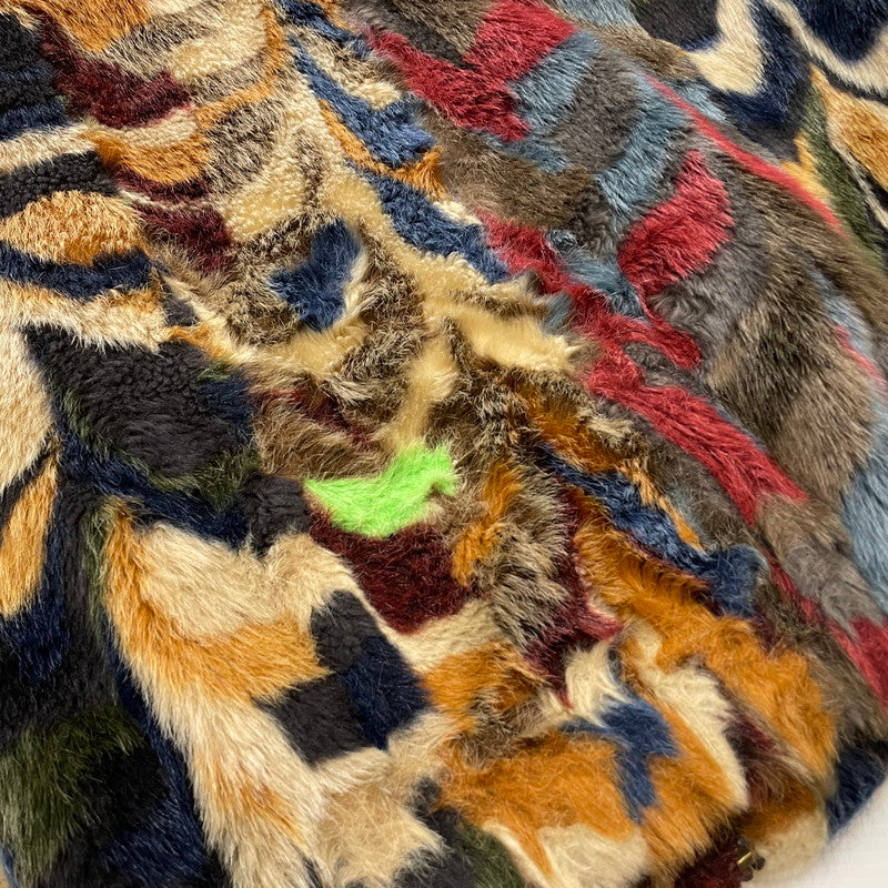 【中古品】【メンズ】 Supreme シュプリーム 22AW MULTICOLOR FAUX FUR BOMBER JACKET マルチカラー フェイクファー ボンバー ジャケット アウター 149-260218-yo-02-tei サイズ:L カラー:マルチ 万代Net店