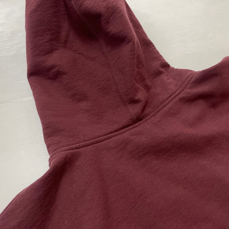 【中古品】【メンズ】 S LOGO ZIP UP HOODED SWEATSHIRT Sロゴ ジップアップ フーデッド スウェットシャツ 長袖 トップス パーカー 149-260221-yo-02-fuzh サイズ:L カラー:マルーン 万代Net店
